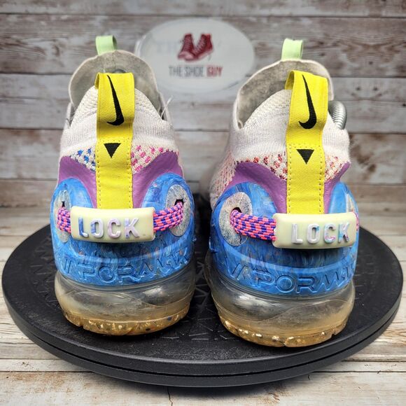 Nike Air VaporMax 2020 Men's Size 9 Grey Flyknit Athletic Shoes - Picture 5 of 10